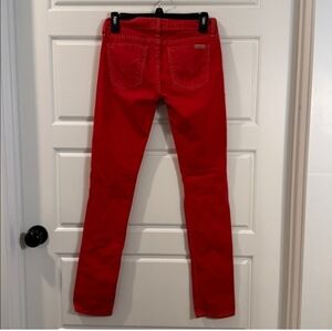 Hudson Red Denim jeans 24